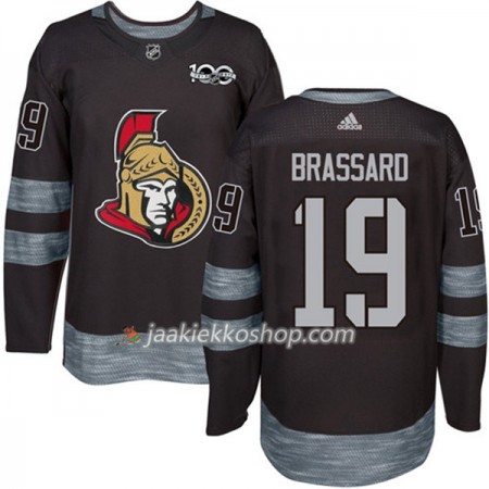 Miehille NHL Ottawa Senators Pelipaita Derick Brassard 19 1917-2017 100th Anniversary Adidas Musta Authentic